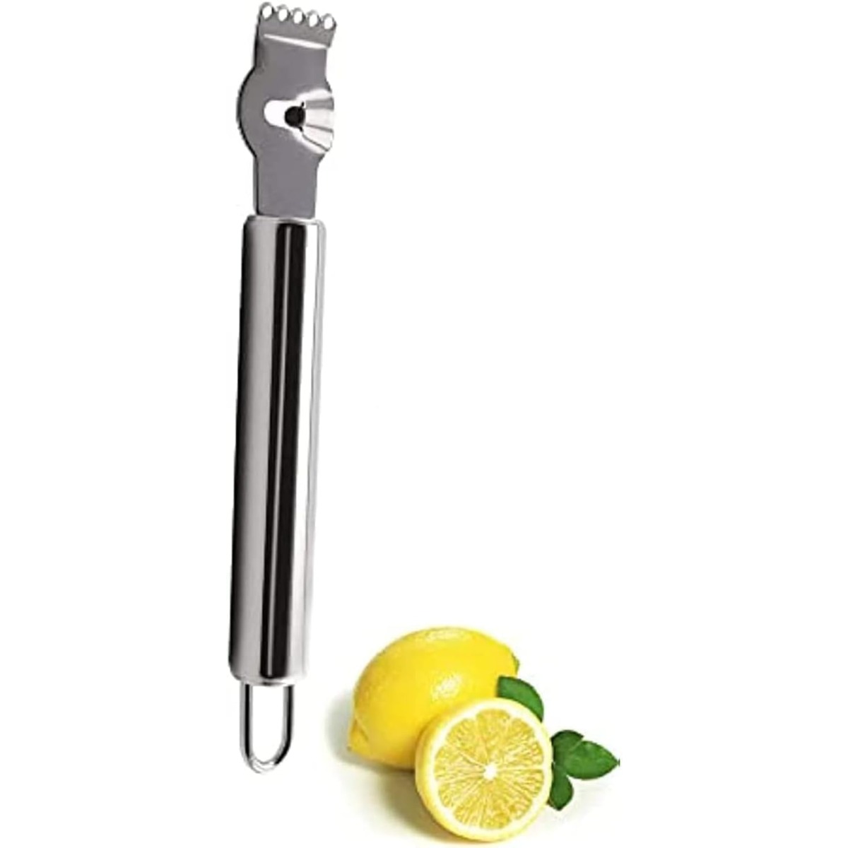 Peeler Channel Knife - أداة تقشير الليمون الفضية/أداة إزالة اللب
