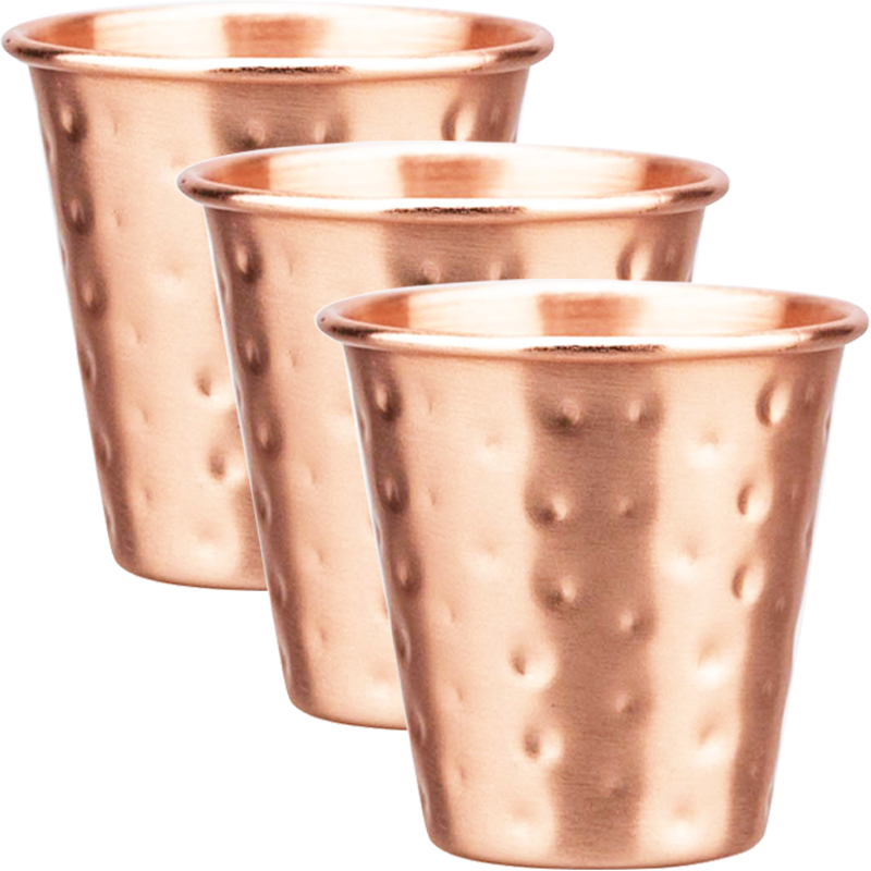 Mule Copper Mug - 3 قطع جديدة من أكواب النحاس