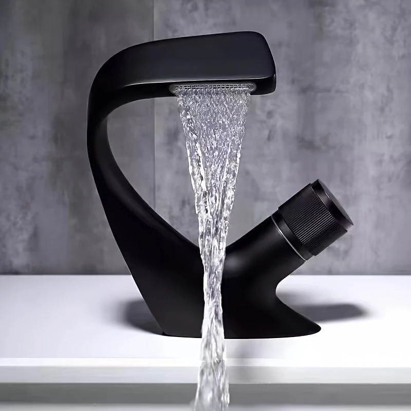 Home Bar Sink - صنبور حوض غسيل نحاسي بالكامل أسود