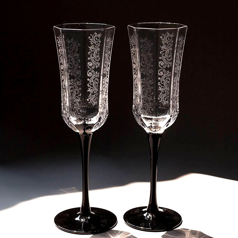 Old Fashioned Glass - طقم زجاج شامبانيا عتيق ، كأس