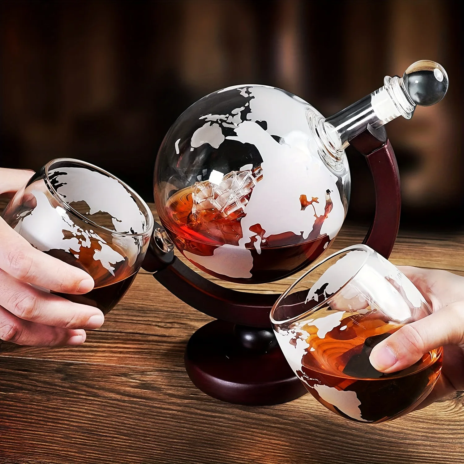 طقم ديكانتر ويسكي على شكل كرة  - مراجعة Decanter Globe Set وسعره