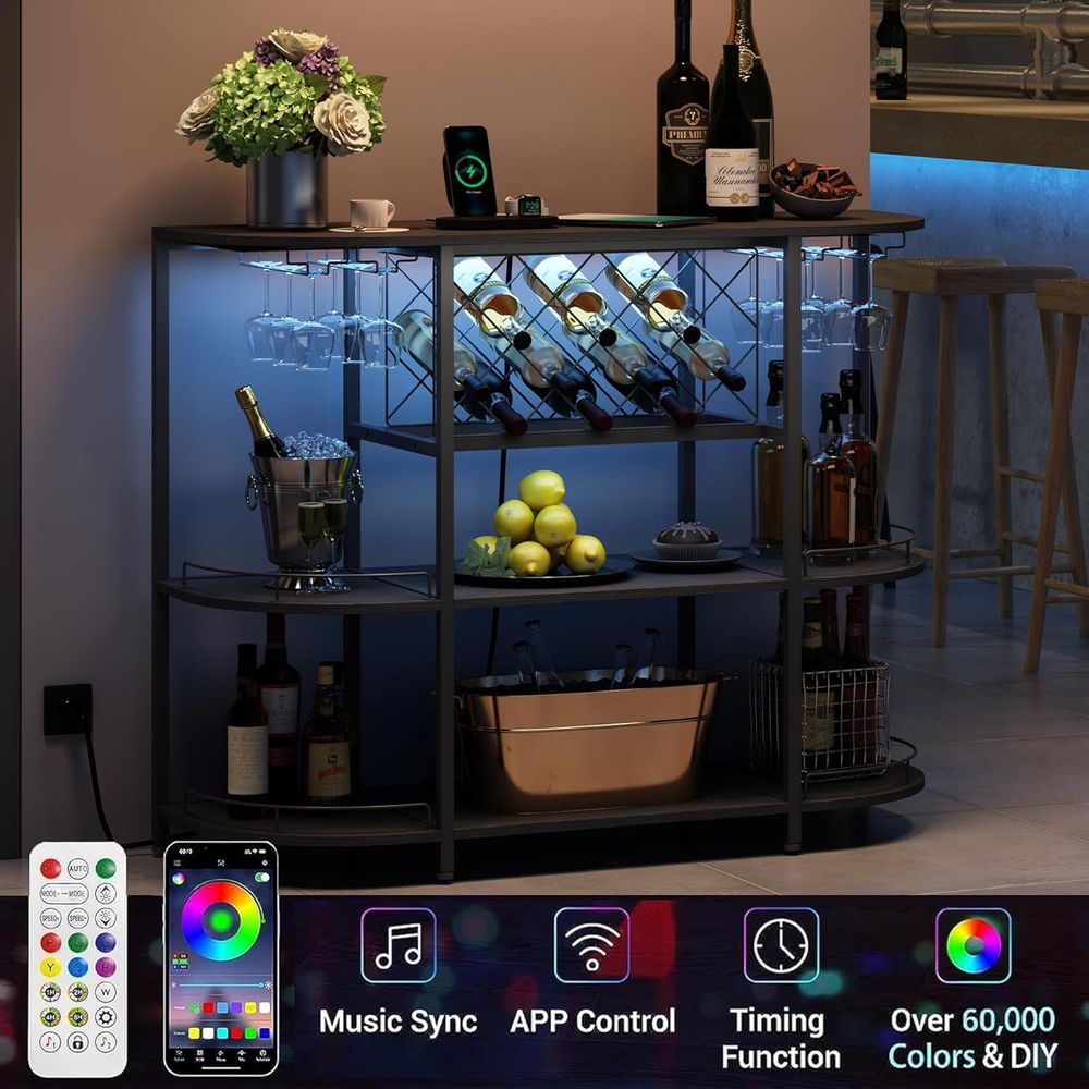 طاولة قهوة سوداء بثلاثة مستويا - مراجعة Home Bar And Kitchen وسعره