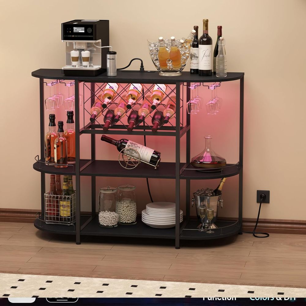 طاولة قهوة سوداء بثلاثة مستويا - مراجعة Home Bar And Kitchen وسعره