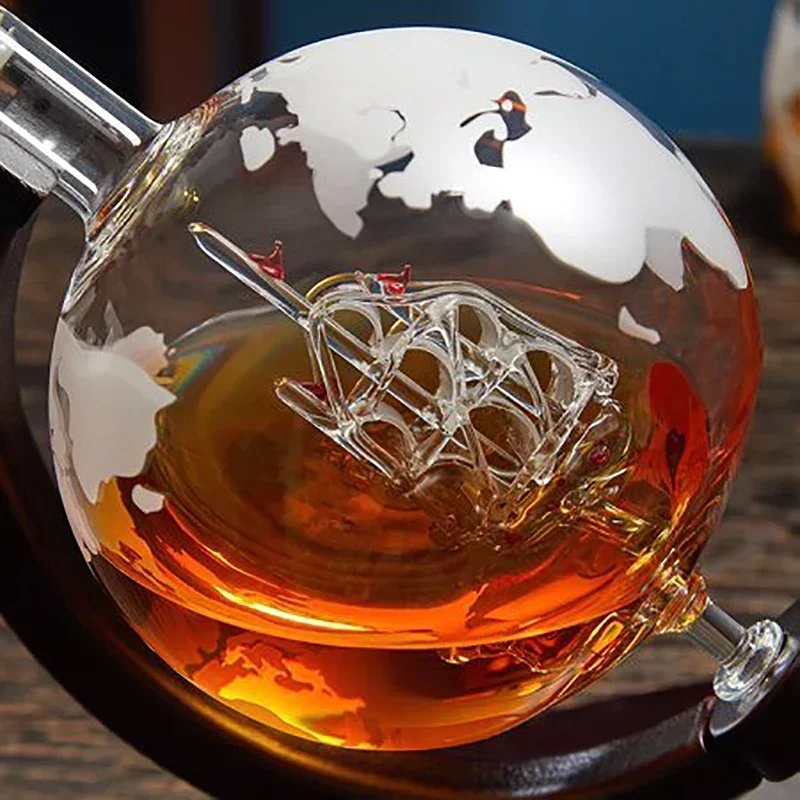 مجموعة إناءات الكرة الأرضية ال - مراجعة Decanter Globe Set وسعره