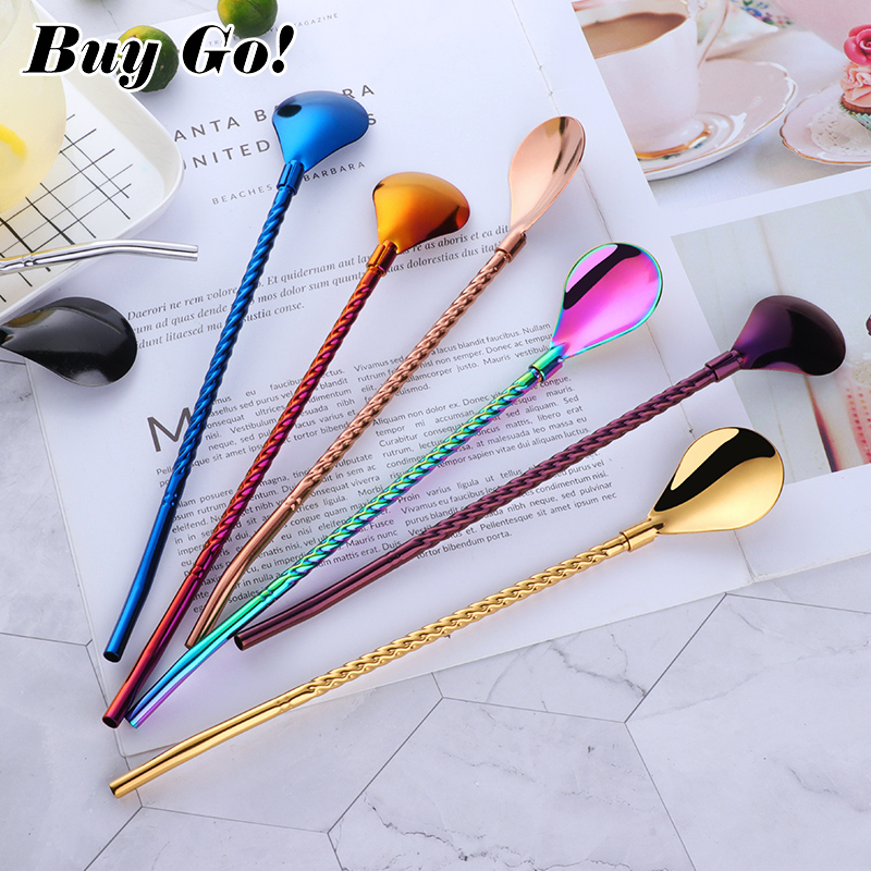 1 قطعة طويلة كبيرة الملتوية ال - مراجعة Bar Spoon Twisted وسعره