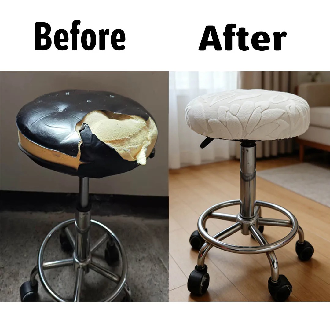 غطاء كرسي بار من قماش الكاميلي - مراجعة Home Bar Seating وسعره
