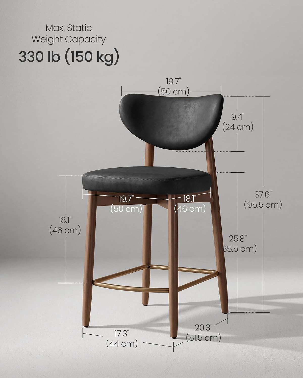 مجموعة من كرسيين بار خشبيين بت - مراجعة Home Bar Seating وسعره