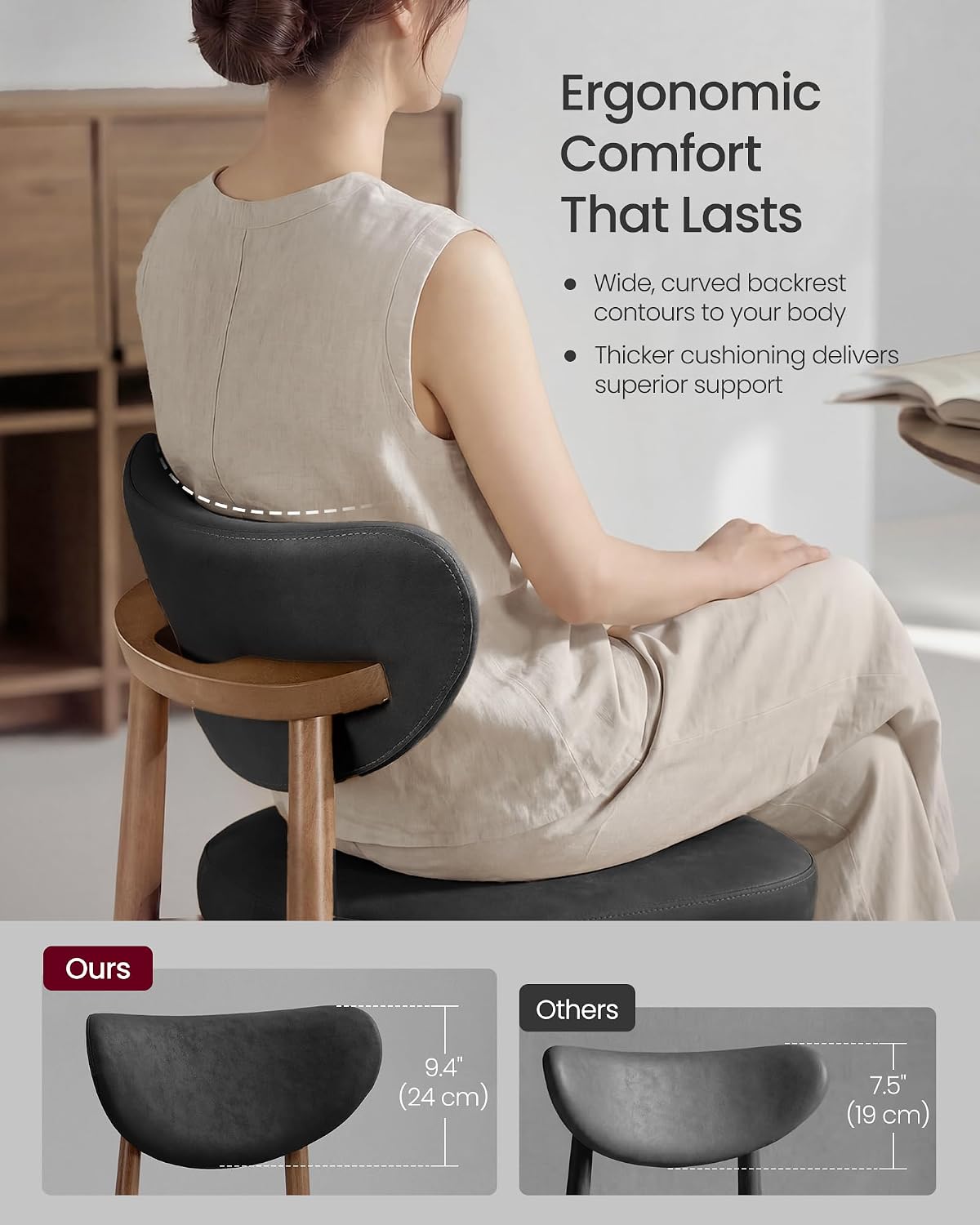 مجموعة من كرسيين بار خشبيين بت - مراجعة Home Bar Seating وسعره