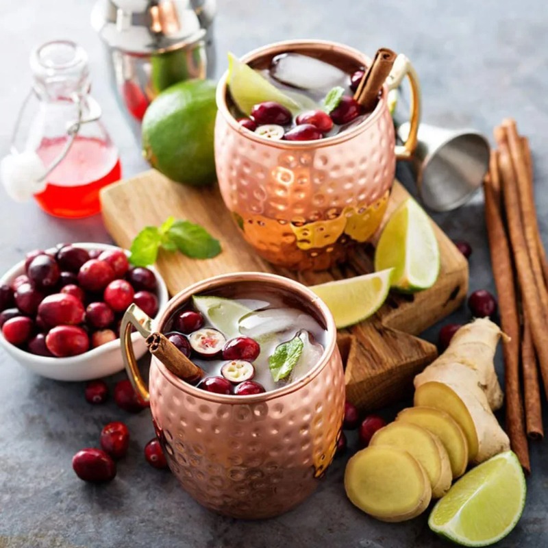 1-6 قطع أكواب كوكتيل نحاسية مط - مراجعة Mule Copper Mug وسعره