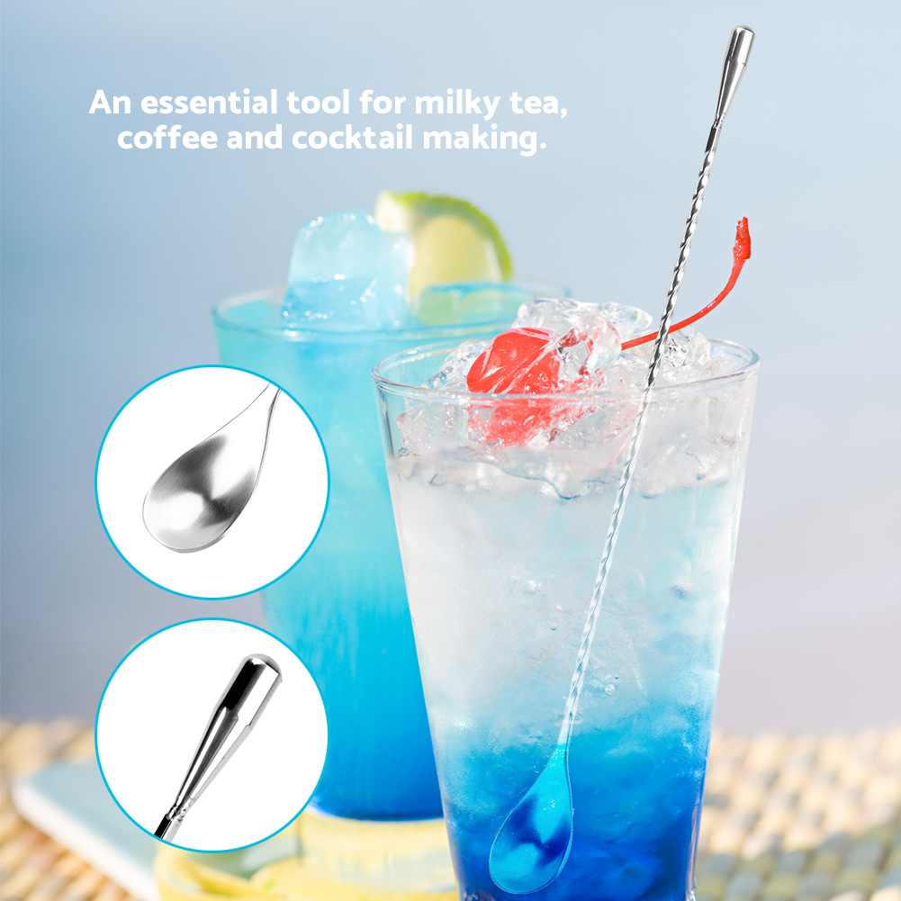 ملعقة تقليب طويلة من الفولاذ ا - مراجعة Bar Spoon Twisted وسعره