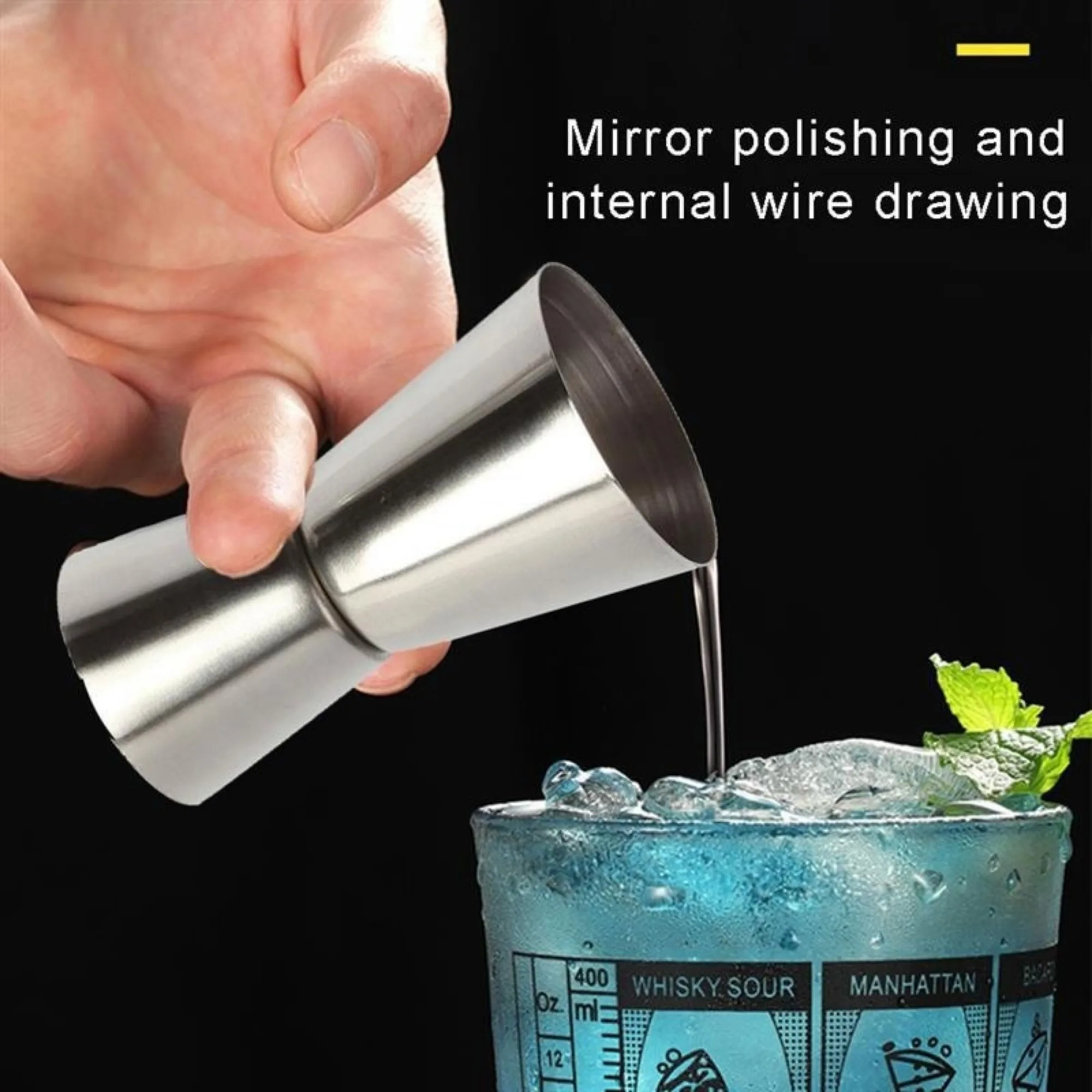 JJYY الفولاذ المقاوم للصدأ 15- - مراجعة Jigger Double Sided وسعره