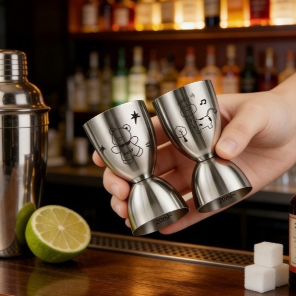جهاز قياس السوائل من الفولاذ ا - مراجعة Jigger Double Sided وسعره