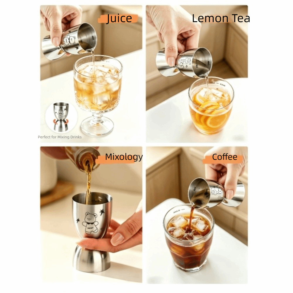 جهاز قياس السوائل من الفولاذ ا - مراجعة Jigger Double Sided وسعره