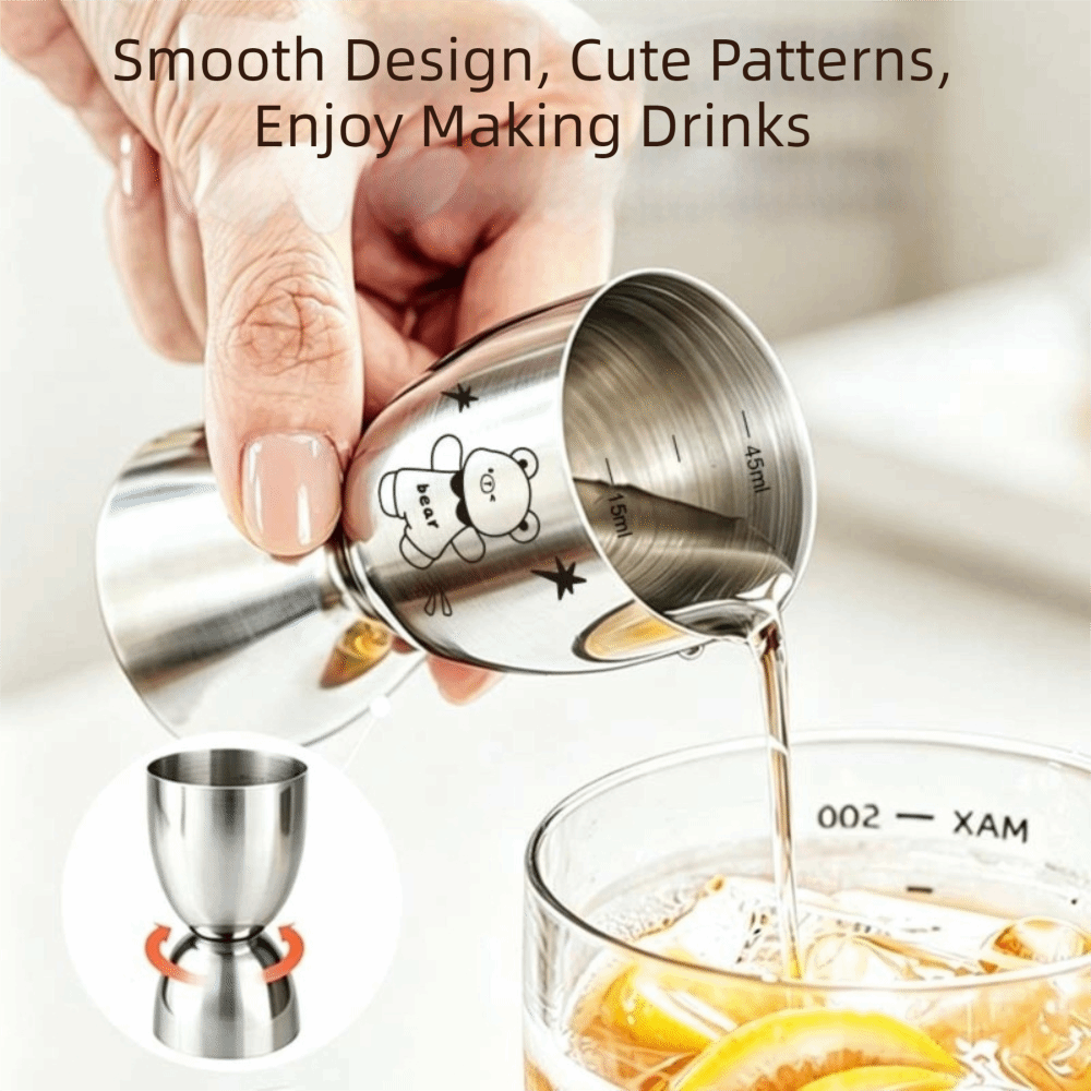 جهاز قياس من الفولاذ المقاوم ل - مراجعة Jigger Double Sided وسعره