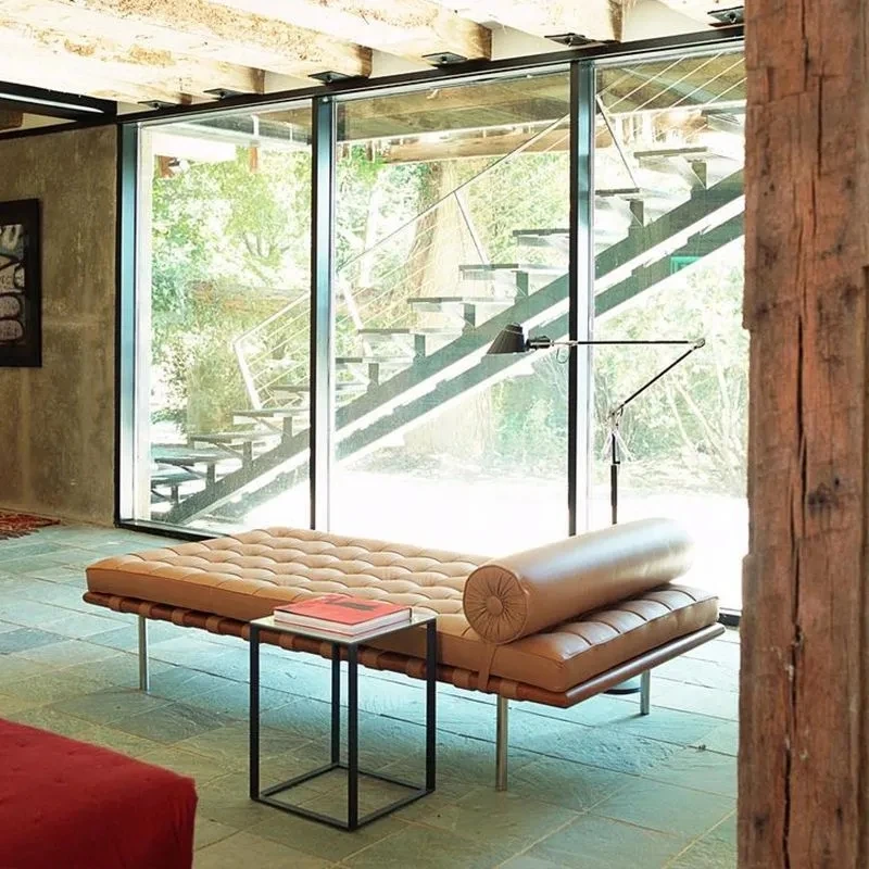 أريكة برشلونة الجلدية العصرية  - مراجعة Home Barcelona وسعره