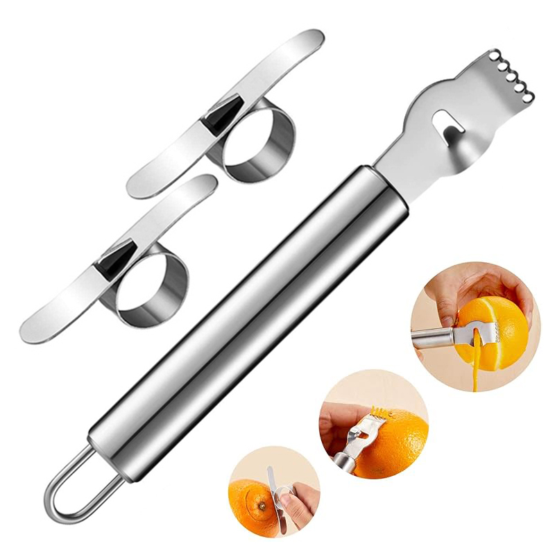 3 قطعة الليمون Zester مبشرة ال - مراجعة Peeler Channel Knife وسعره