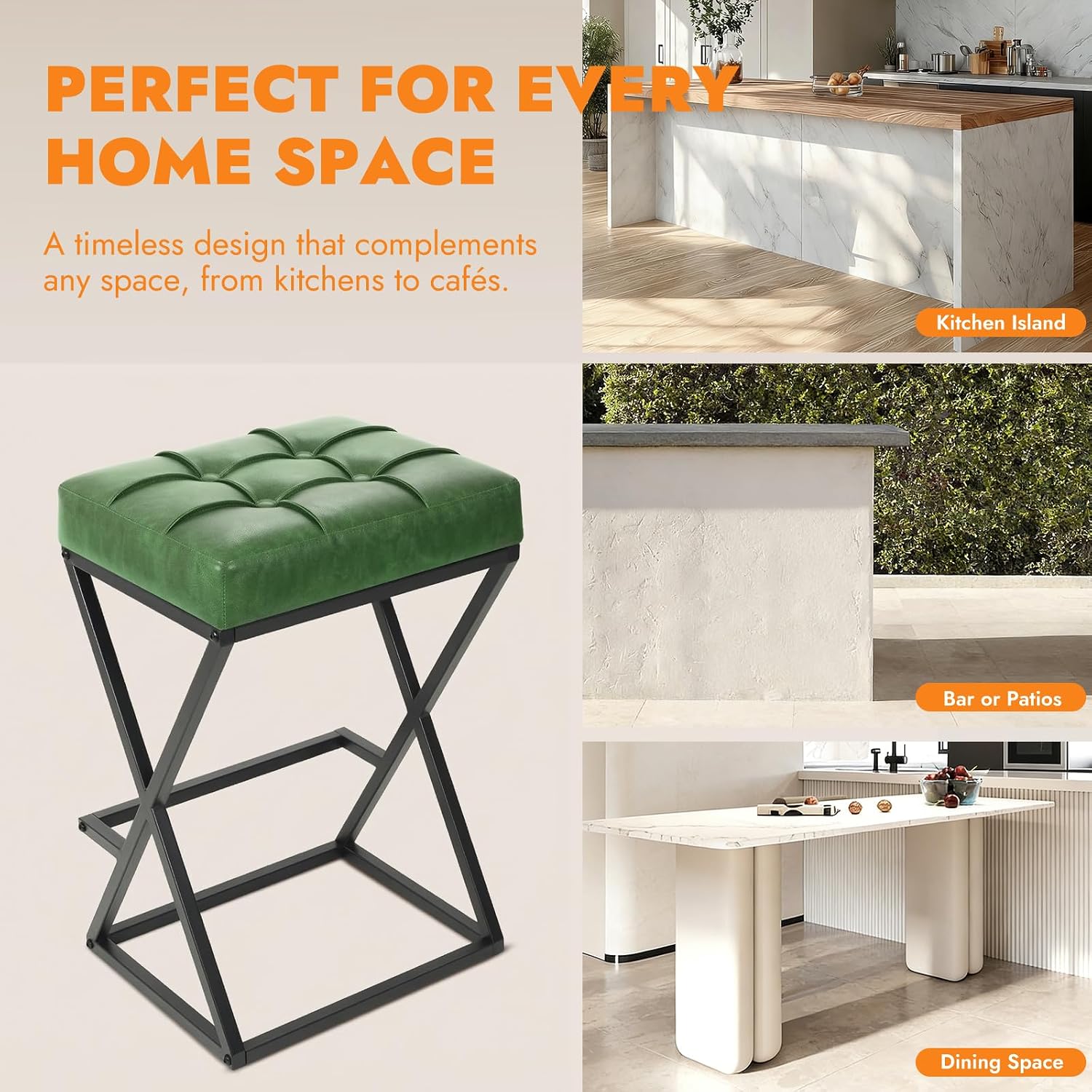 مجموعة من 3 كراسي بار دوارة حد - مراجعة Home Bar Seating وسعره