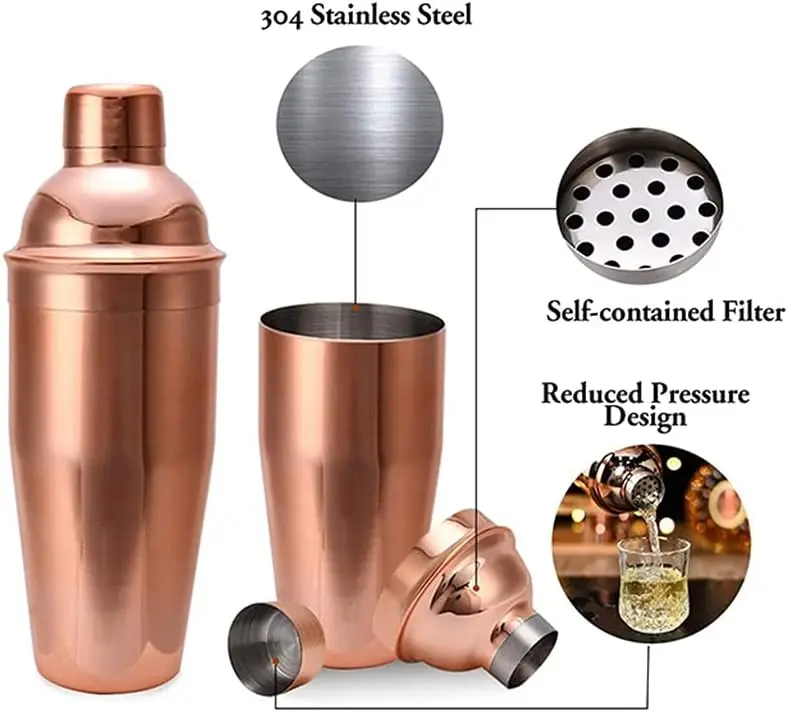 طقم أدوات البارتندر المكون من  - مراجعة Boston Shaker Set وسعره
