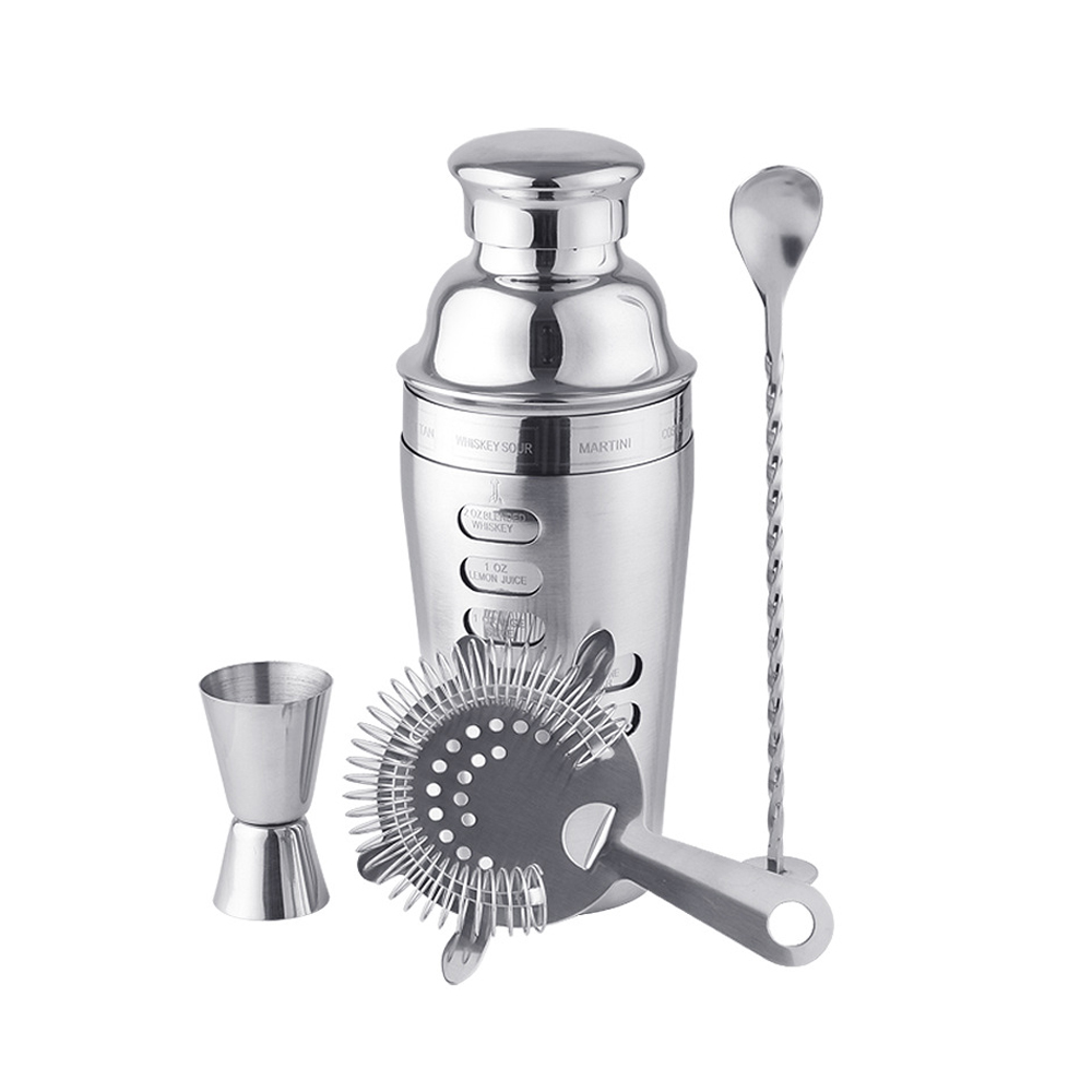 طقم بوسطن شيكر 4 قطع، مجموعة خ - مراجعة Boston Shaker Set وسعره