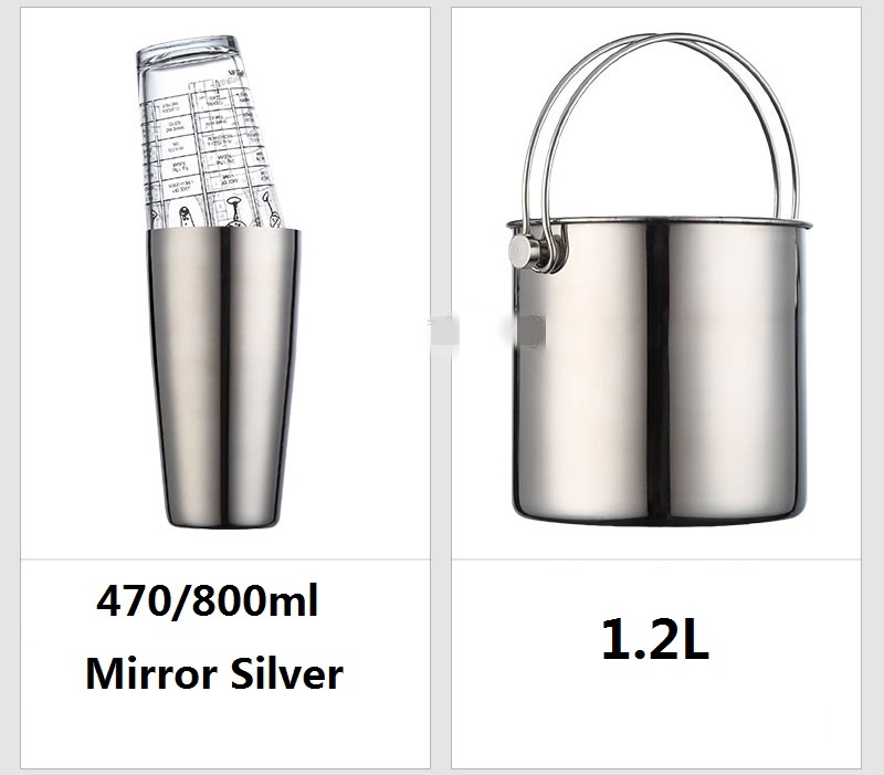 طقم شيكر كوكتيل من الفولاذ الم - مراجعة Boston Shaker Set وسعره