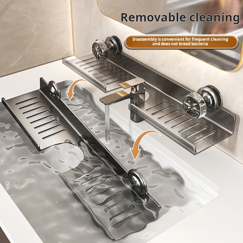 رف حمام أمامي بمرآة وحامل شفط، - مراجعة Home Bar Sink وسعره
