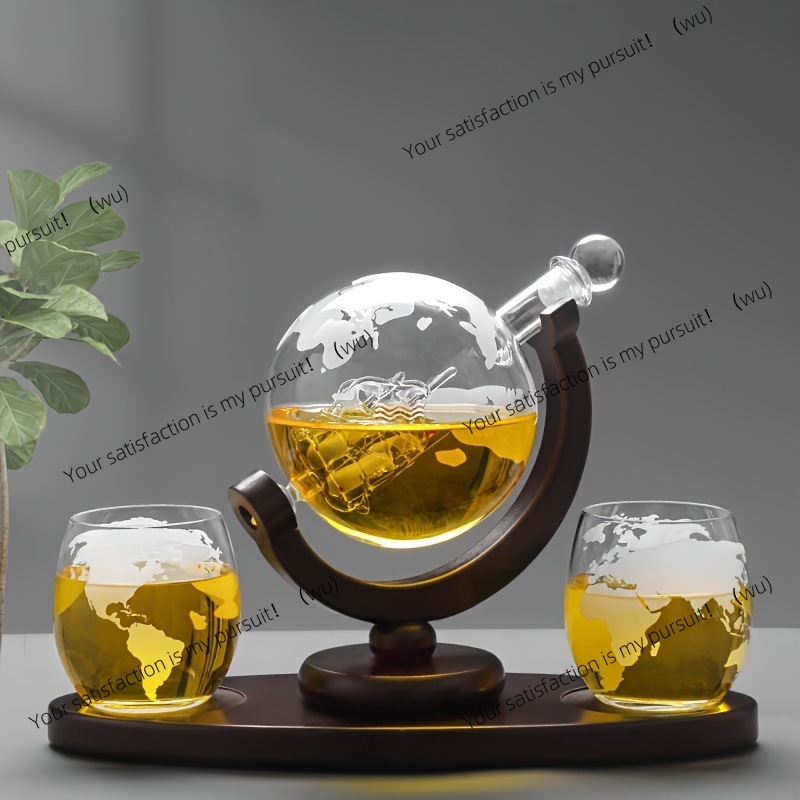 طقم ديكانتر ويسكي على شكل كرة  - مراجعة Decanter Globe Set وسعره